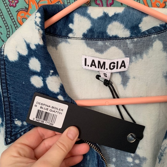 NWT I AM GIA DESPINA DENIM BOILERSUIT - Picture 7 of 9